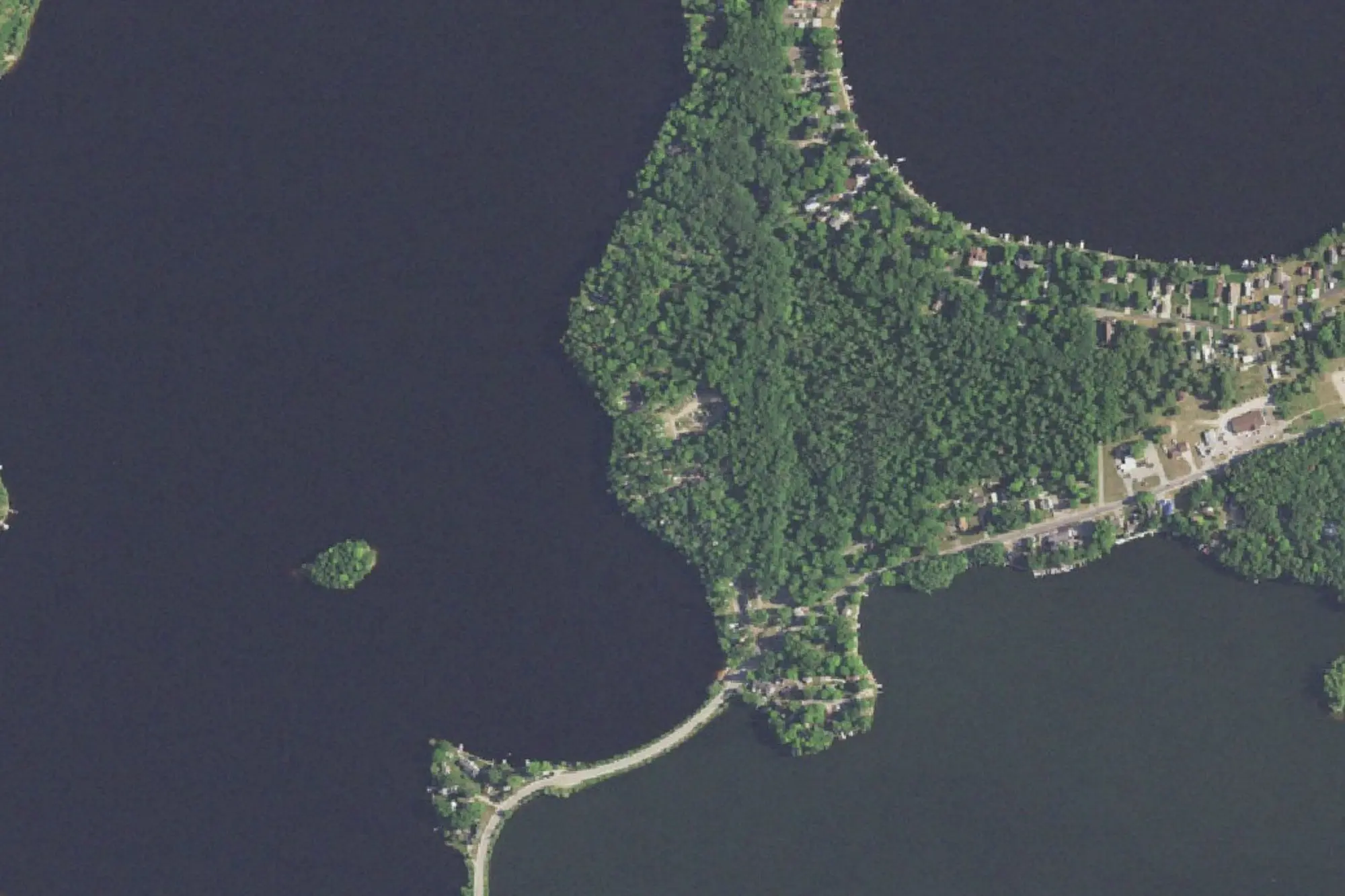 Aerial view of Croton Township Park