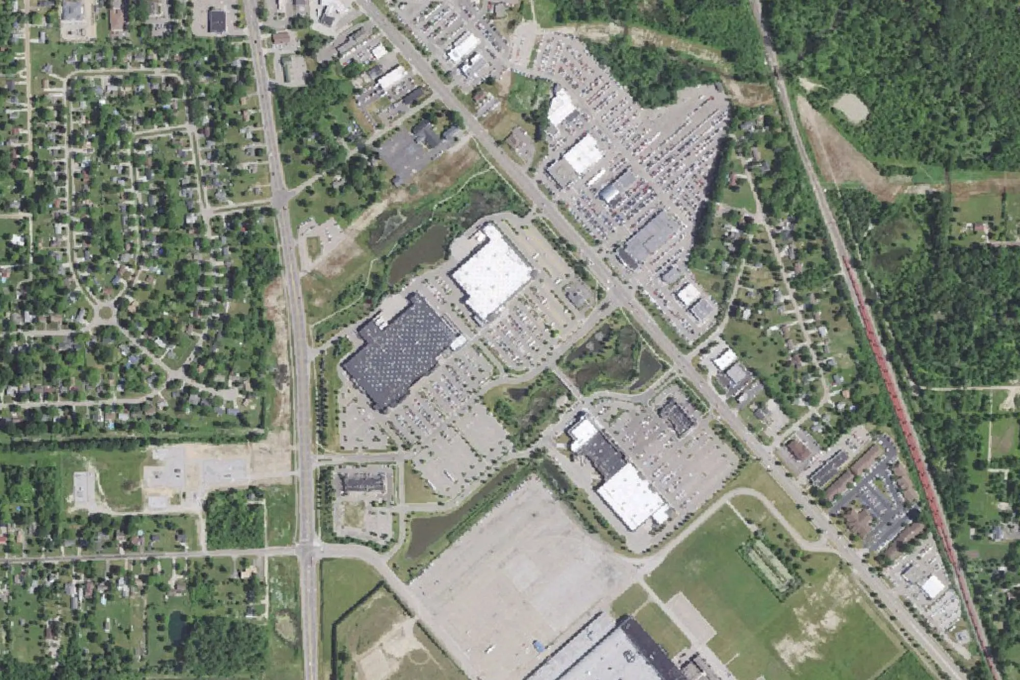 Aerial view of Deer Park