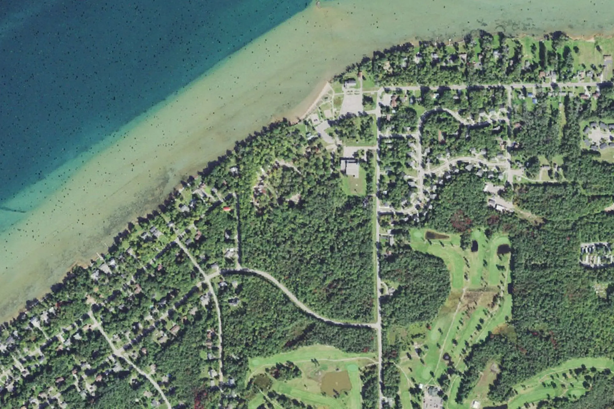 Aerial view of Sherman Park