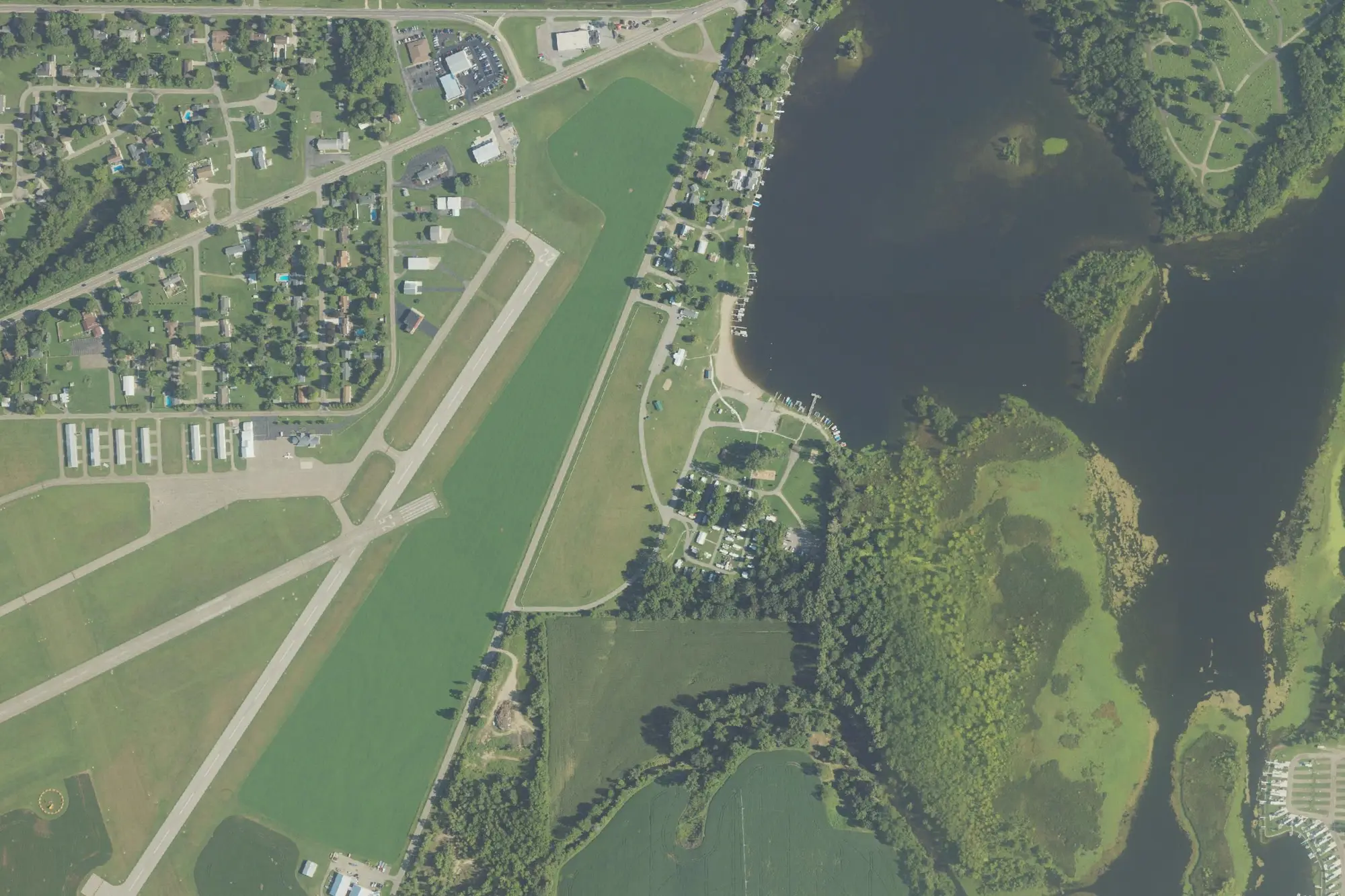 Aerial view of Memorial Park
