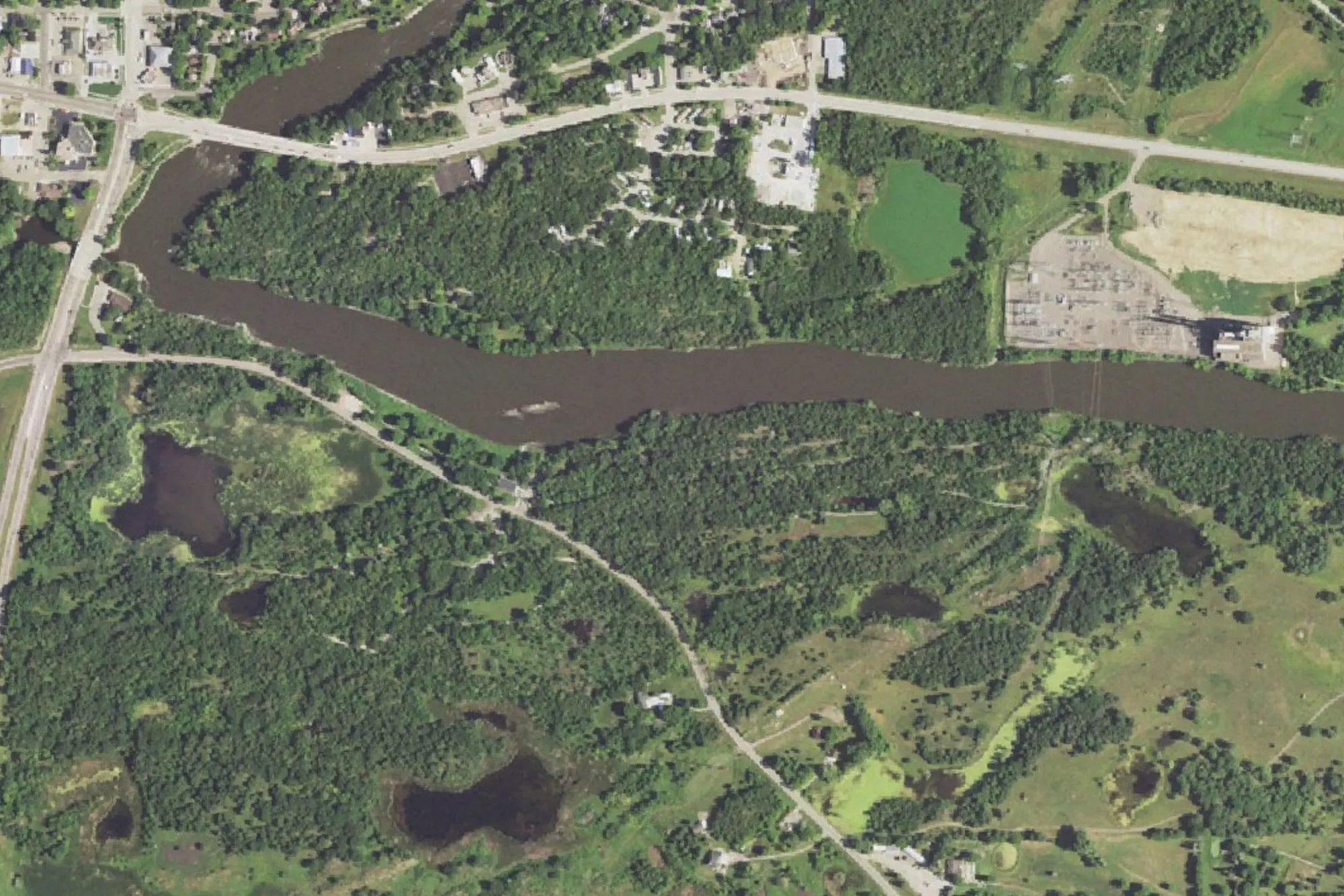 Aerial view of Memorial Park