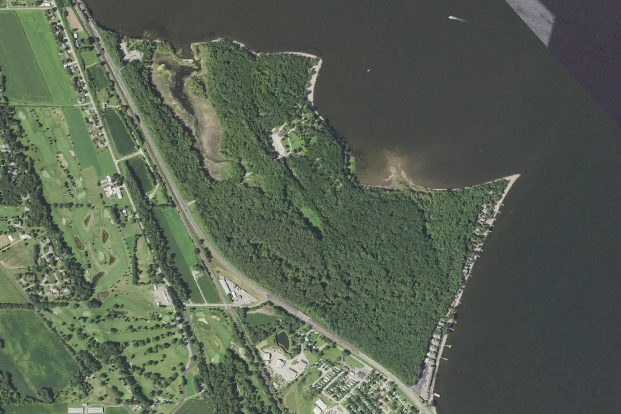 Aerial view of Hok-Si-La Park And Campground