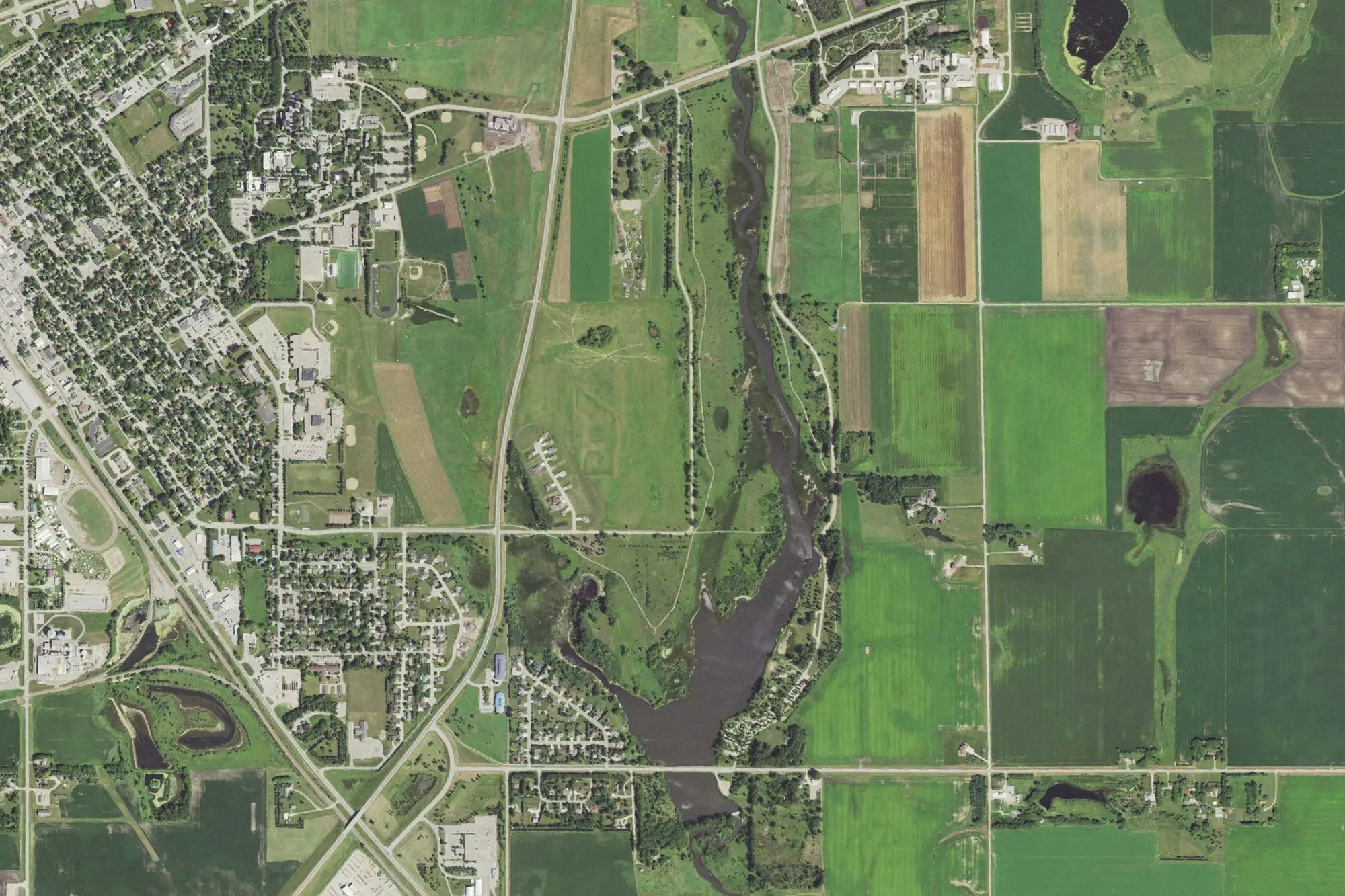 Aerial view of Pomme De Terre Park