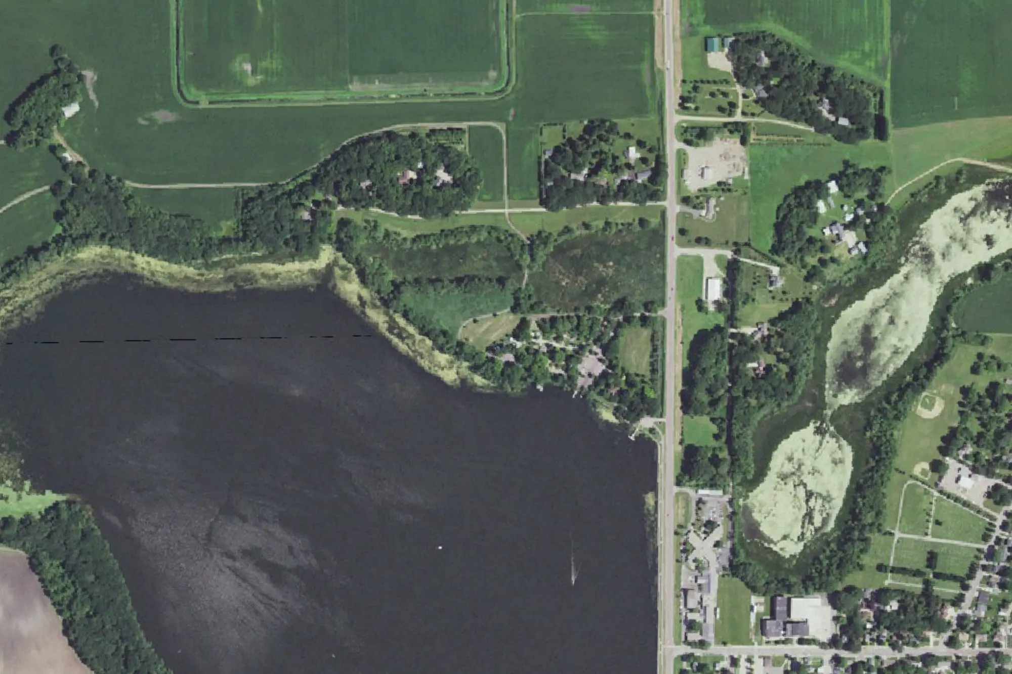 Aerial view of Sportsmen'S Park