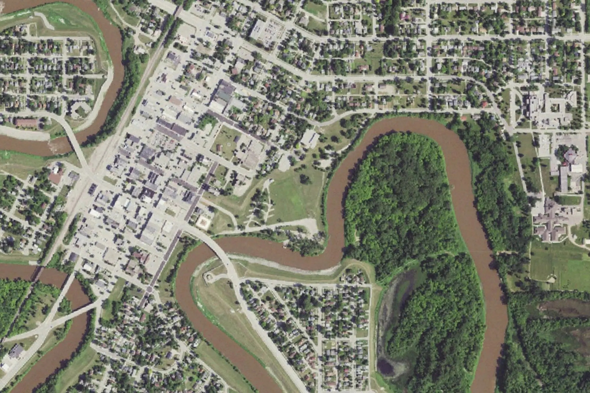 Aerial view of Central Park
