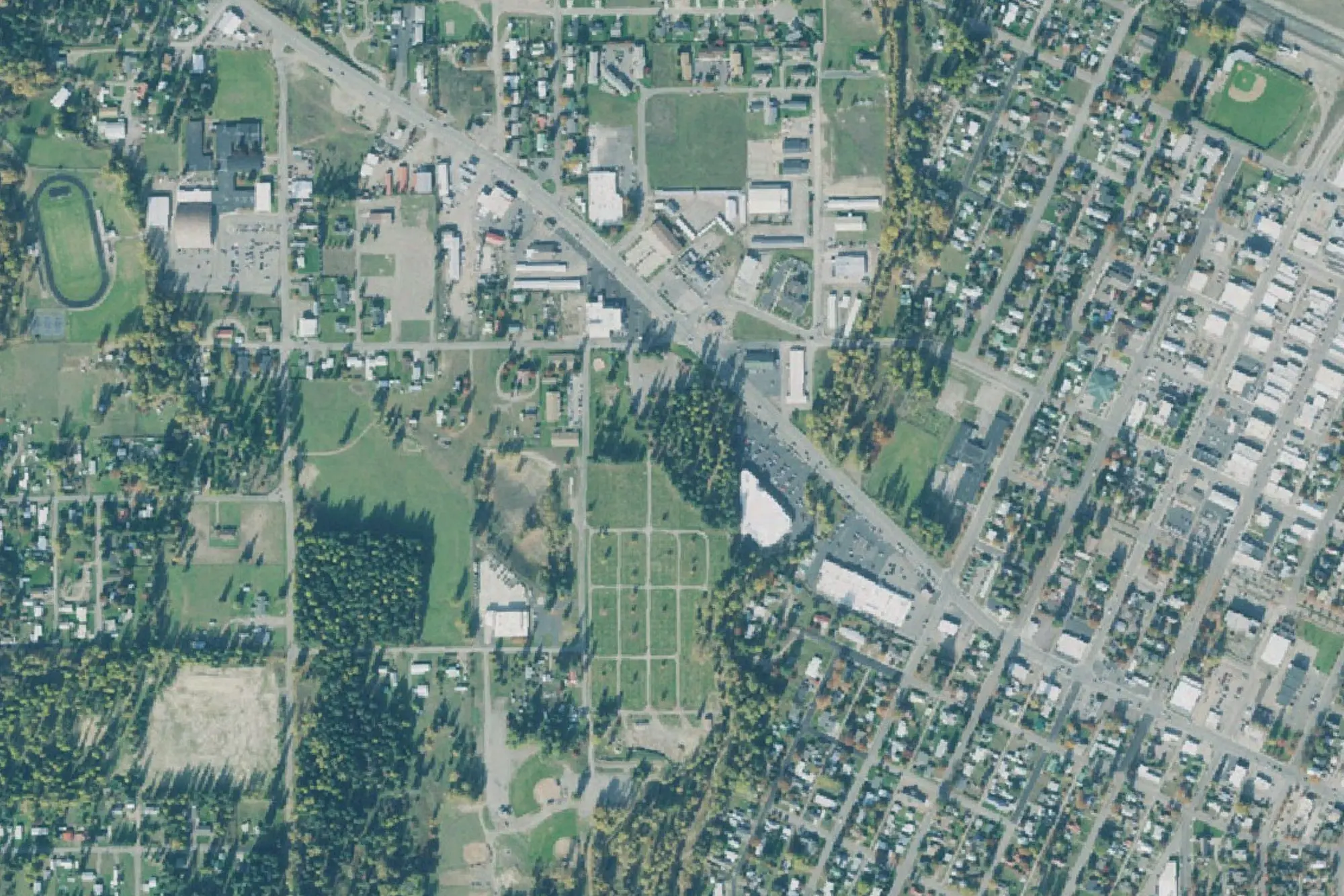Aerial view of Libby Firemans Park