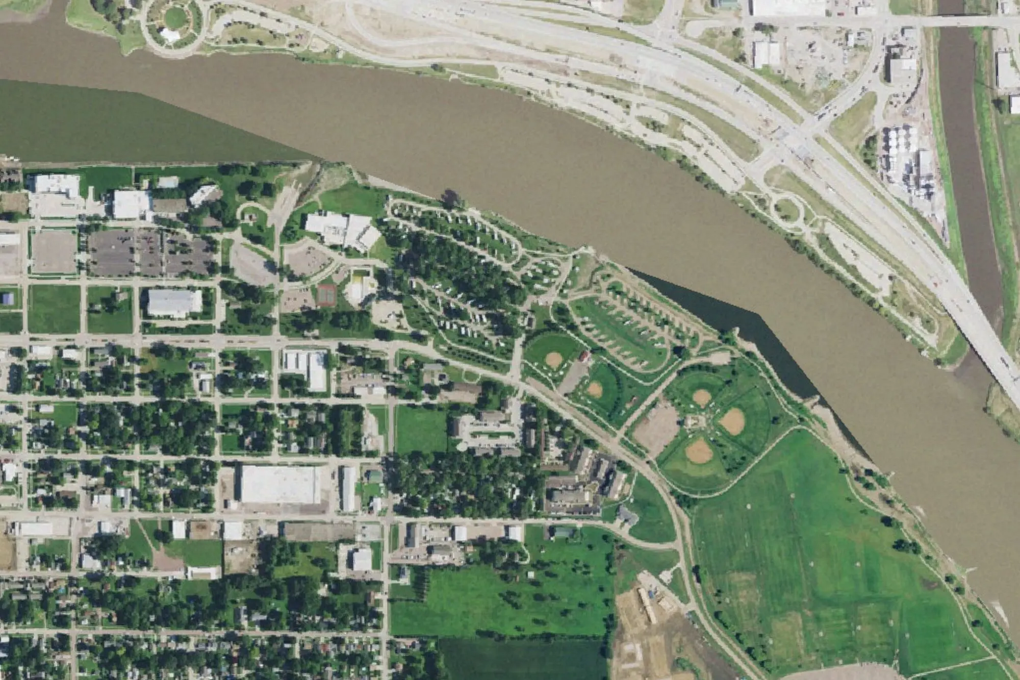 Aerial view of Scenic Park