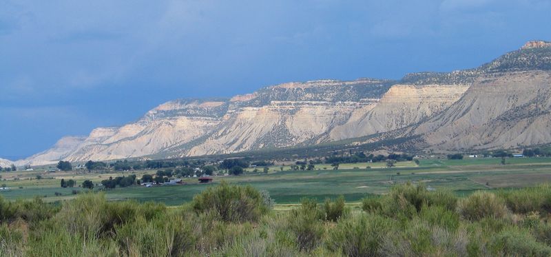 View of Mesa Verde landform